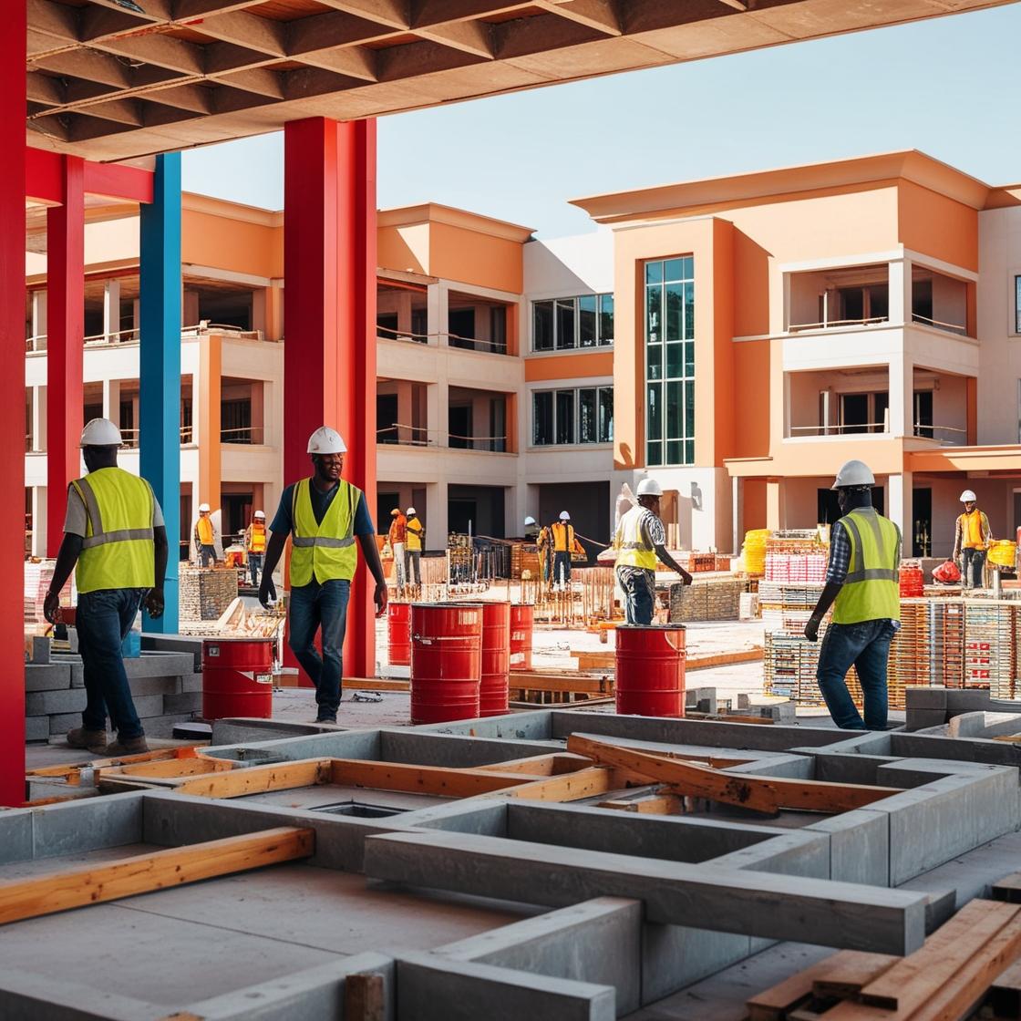 African Commercial Building Construction (2)